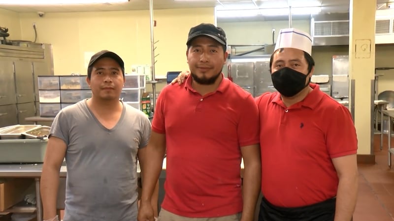 The Depaz brothers during opening day.
