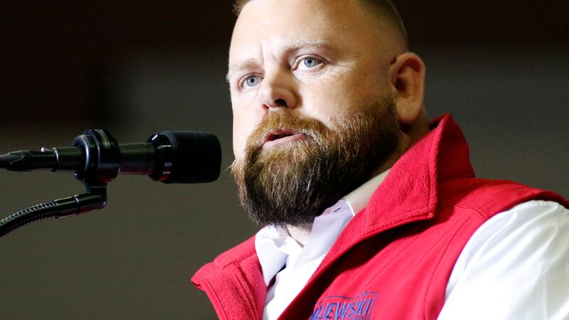 FILE - J.R. Majewski, Republican candidate for U.S. Representative for Ohio's 9th...