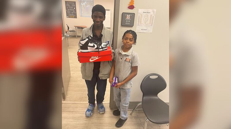 Romello “Mello” Early (right) noticed some classmates were bullying his friend, Melvin...