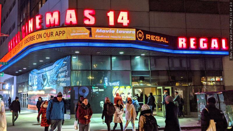 FILE: Regal Cinemas is closing about 39 theaters after its parent company Cineworld filed for...