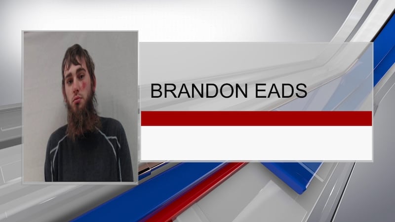 Eads struck two vehicles before colliding head-on with a Summersville PD vehicle.